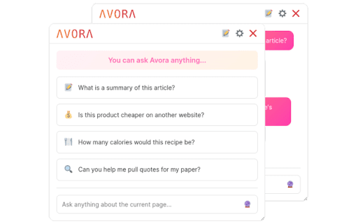 Avora - Chrome Extension