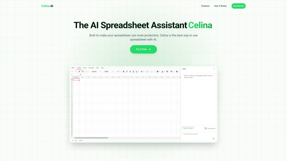 Celina - The AI Sheets Editor