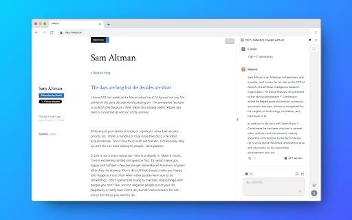 SidePal - Chrome Extension