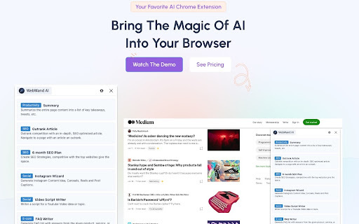 WebWand - Chrome Extension